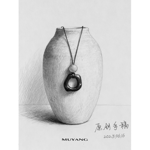 慕陽MUYANG菸雨項鍊女長款吊墜小衆設計感毛衣鏈新中式高級感配飾 慕陽MUYANG菸雨項鍊女長款吊墜小衆設計感毛衣鏈新中式高級感配飾