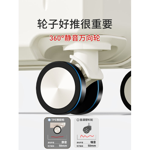 行李箱20寸登機小型女2026新款旅行拉桿密碼皮箱子24結實耐用加厚