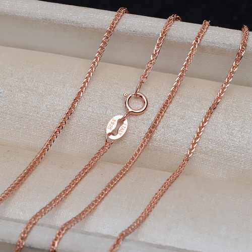 S925銀四方鏈肖邦鏈銀鏈項鍊女55mm60公分70cm 80cm有毛衣鏈 757