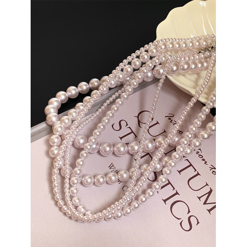 曼塔玫瑰色施家珍珠項鍊女2026年新款爆款高級感小衆輕奢鎖骨頸鏈 曼塔玫瑰色施家珍珠項鍊女2026年新款爆款高級感小衆輕奢鎖骨頸鏈