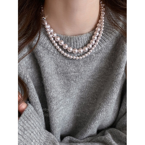 曼塔玫瑰色施家珍珠項鍊女2026年新款爆款高級感小衆輕奢鎖骨頸鏈 曼塔玫瑰色施家珍珠項鍊女2026年新款爆款高級感小衆輕奢鎖骨頸鏈