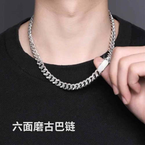 男童街舞潮酷兒童古巴項鍊小男孩裝飾嘻哈時尚穿搭配飾鎖骨鍊女童