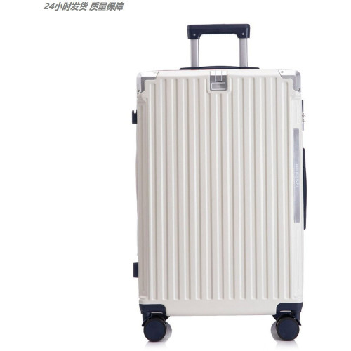 2025新款女男生拉桿結實耐用旅行密碼箱鋁框皮箱20寸品牌旅行箱