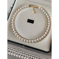 施家華子小米珠珍珠項鍊女秋冬曡戴2026新款爆款輕奢鎖骨鍊毛衣鏈