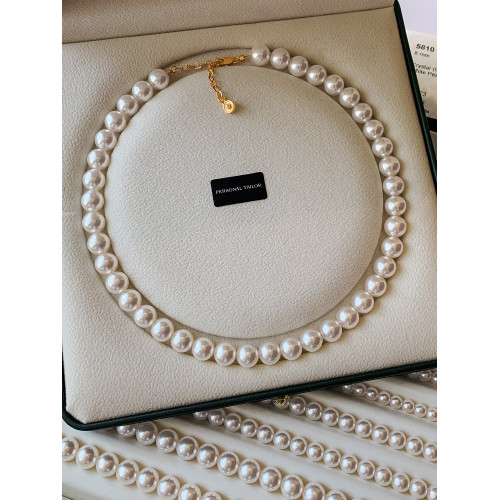 施家華子小米珠珍珠項鍊女秋冬曡戴2026新款爆款輕奢鎖骨鍊毛衣鏈