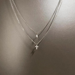 Vintage古著 Galaxy Star Cross項鍊