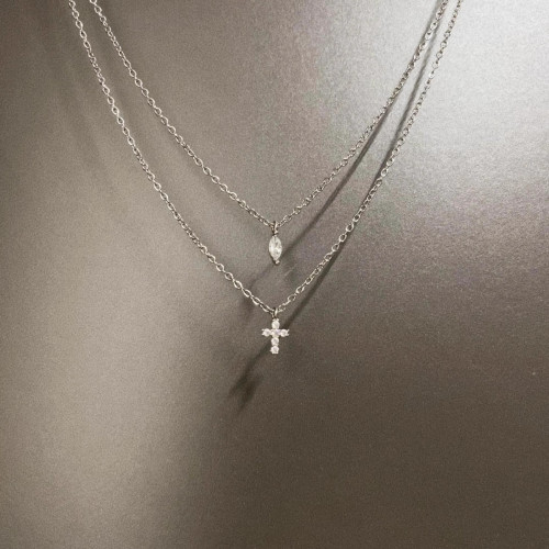 Vintage古著 Galaxy Star Cross項鍊