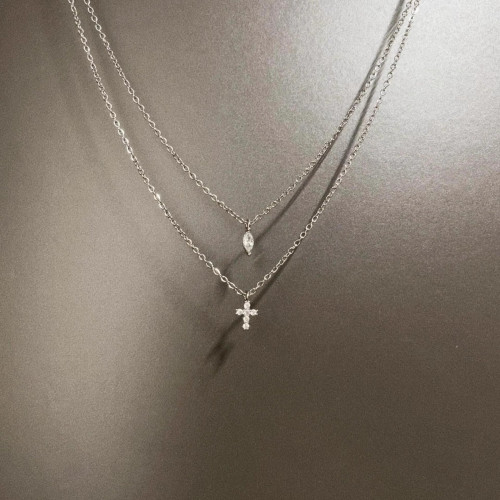 Vintage古著 Galaxy Star Cross項鍊