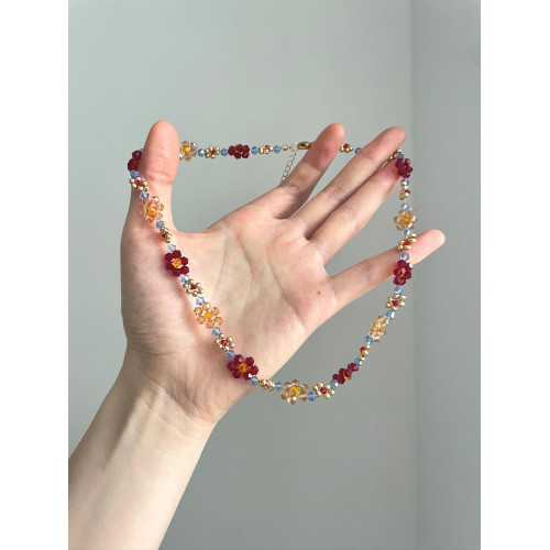 Vintage古著 Dopamine braided flowers項鍊 Vintage古著 Dopamine braided flowers項鍊