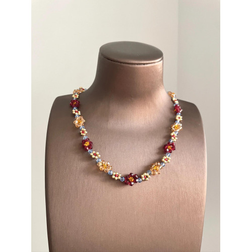 Vintage古著 Dopamine braided flowers項鍊 Vintage古著 Dopamine braided flowers項鍊