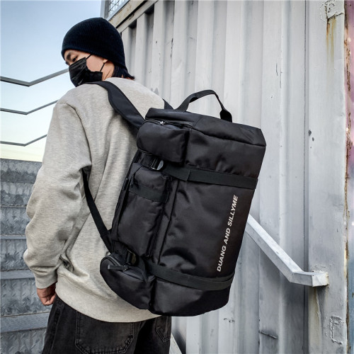 後後背包男雙肩包乾濕分離旅行包大容量運動訓練滑雪健身包單肩斜後後背包