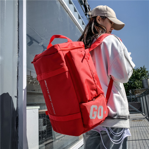 後後背包男雙肩包乾濕分離旅行包大容量運動訓練滑雪健身包單肩斜後後背包