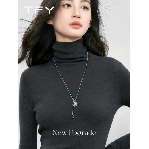 馬上有錢小馬吊墜毛衣鏈女秋冬季毛衣配飾項鍊輕奢高級感氣質大氣