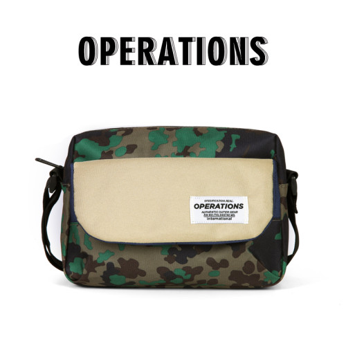 日系原宿撞色ins潮牌旅行情侶單肩包死飛嘻哈蹦迪土酷小方斜後後背包