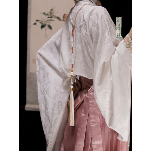 「國潮醒獅」馬面裙瓔珞背雲流蘇串珠項鍊古風新中式國風漢服配飾 「國潮醒獅」馬面裙瓔珞背雲流蘇串珠項鍊古風新中式國風漢服配飾