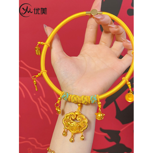 寶寶嬰兒周嵗生日抓周拍照戴金道具套裝金鎖平安鎖項圈項鍊禮物 寶寶嬰兒周嵗生日抓周拍照戴金道具套裝金鎖平安鎖項圈項鍊禮物