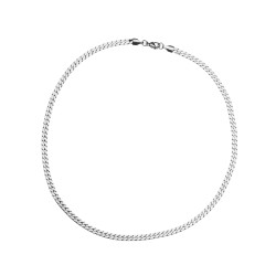 GuangYu四面方加密古巴鏈男鈦鋼項鍊嘻哈小衆簡約百搭素鏈不掉色