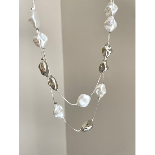 Vintage古著 Baroque stone beading art項鍊 Vintage古著 Baroque stone beading art項鍊