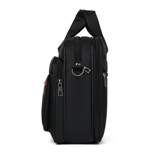 新款男士布包公文包牛津布筆記型電腦包大容量橫款手提業務後後背包潮