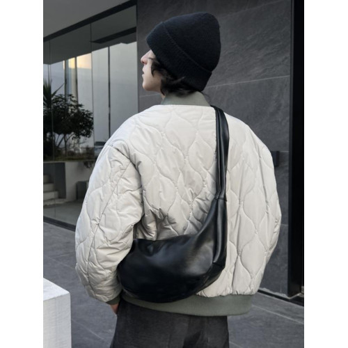 YUEN韓國ins餃子包男女通勤百搭單肩斜背後後背包松弛感休閒可頌復古