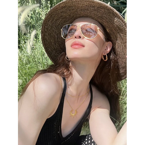 獨特氣質太陽項鍊女小衆輕奢歐美風頸鏈輕奢精緻復古個性百搭配飾 獨特氣質太陽項鍊女小衆輕奢歐美風頸鏈輕奢精緻復古個性百搭配飾