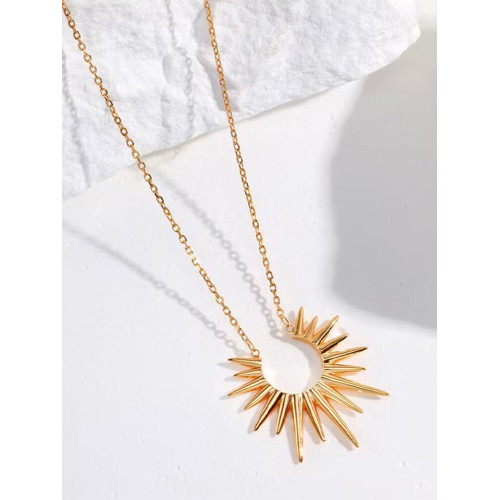 獨特氣質太陽項鍊女小衆輕奢歐美風頸鏈輕奢精緻復古個性百搭配飾 獨特氣質太陽項鍊女小衆輕奢歐美風頸鏈輕奢精緻復古個性百搭配飾