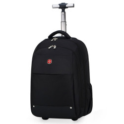 商務寸旅行包雙肩登機輪後後背包書包靜音男女電腦包新拉桿18拉桿學生