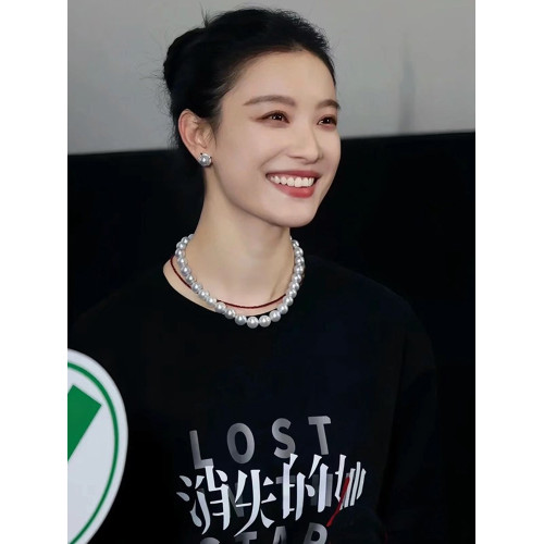 飾悟施家珍珠項鍊女款2026新款爆款珍珠頸鏈毛衣鏈輕奢小衆鎖骨鍊