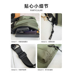 包包男士外出小後後背包出行手機包騎車騎行包運動腰包休閒戶外斜後後背包