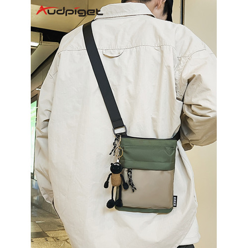 包包男士外出小後後背包出行手機包騎車騎行包運動腰包休閒戶外斜後後背包