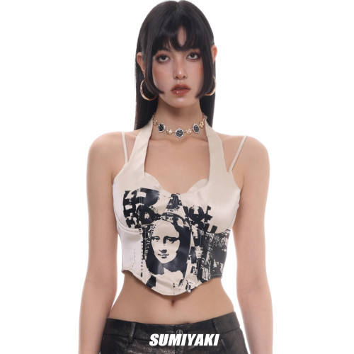 復古金屬感！SUMIYAKI高級黑金蝴蝶紐釦圓盤項鍊女小衆輕奢鎖骨鍊