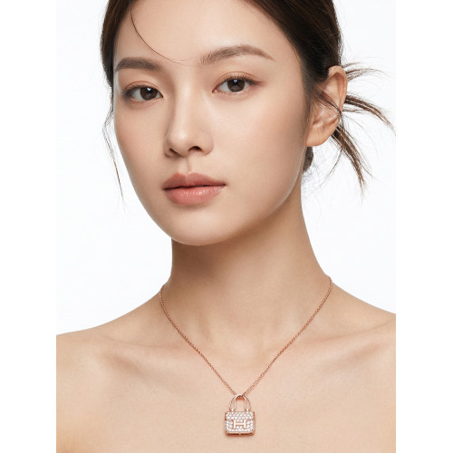 CAMIERY康康包項鍊女款輕奢小衆高級感字母鎖骨鍊氣質大氣配飾