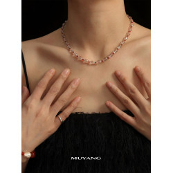 【新品】慕陽MUYANG璃瓔項鍊女款高級感小衆本命年毛衣鏈秋冬配飾