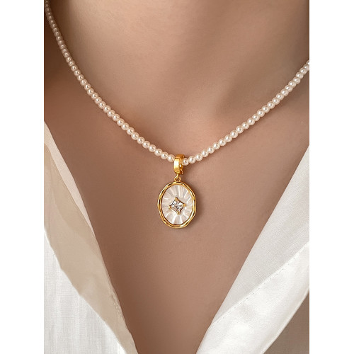 珍珠項鍊搭配吊墜配件女款2026新款高級感輕奢小衆飾品配飾鎖骨鍊