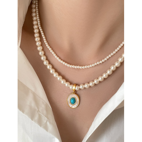 珍珠項鍊搭配吊墜配件女款2026新款高級感輕奢小衆飾品配飾鎖骨鍊