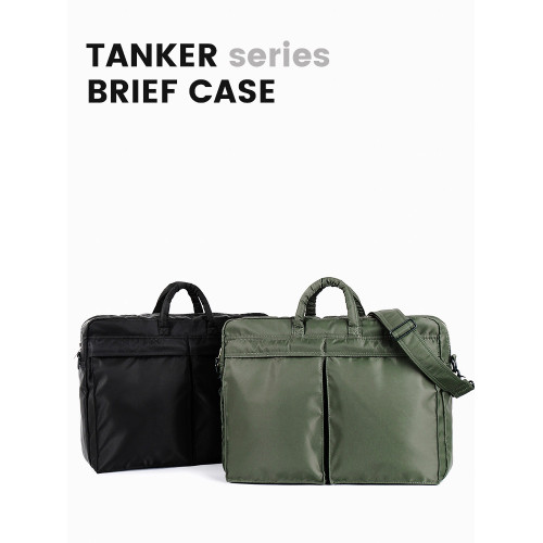 革新出品TANKER  2WAY BRIEFCASE休閒通勤手提公文電腦包單肩斜背