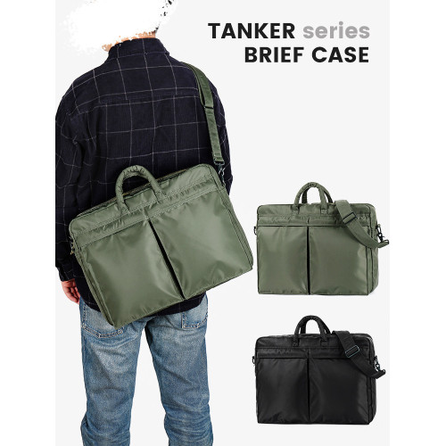 革新出品TANKER  2WAY BRIEFCASE休閒通勤手提公文電腦包單肩斜背