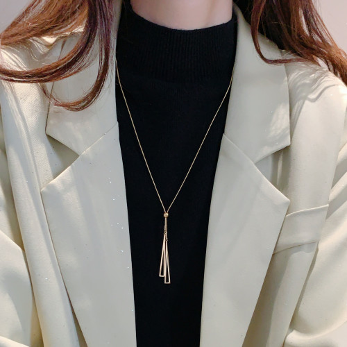 毛衣鏈輕奢高級感不掉色裝飾長毛衣配飾項鍊女款2026新款大氣高檔 毛衣鏈輕奢高級感不掉色裝飾長毛衣配飾項鍊女款2026新款大氣高檔