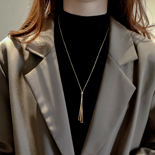 毛衣鏈輕奢高級感不掉色裝飾長毛衣配飾項鍊女款2026新款大氣高檔 毛衣鏈輕奢高級感不掉色裝飾長毛衣配飾項鍊女款2026新款大氣高檔