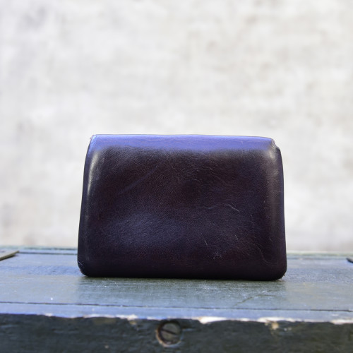 製道手工重油脂加厚頭層牛皮重工真皮手拿卡包錢包收納包