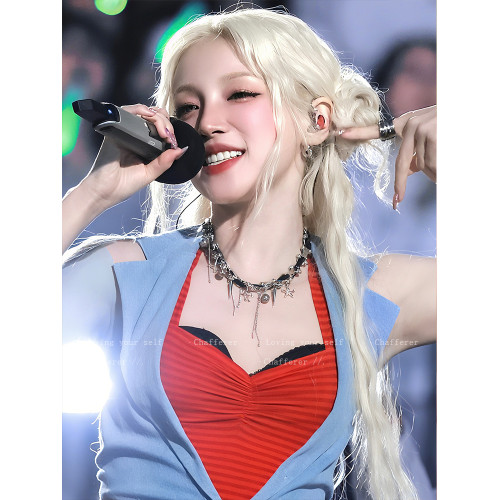 宋雨琦同款！龐克星星流蘇項鍊女款2026新款美式嘻哈皮質鎖骨鍊夏