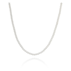 小如日常通勤易搭仿珍珠項鍊簡約高級感米珠時尚頸鏈