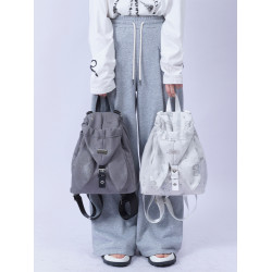 Rebirth野生設定兔子雙肩包女2025春上課高級感可愛斜背雙肩包