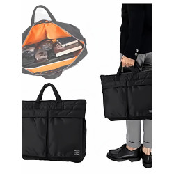 日系聯名TANKER斜後後背包男潮防水大容量休閒通勤包單肩包手提公文包