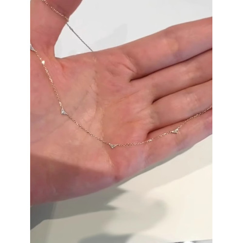 極細款mini愛心閃鑽鎖骨鍊女款精緻百搭通勤氣質絕美項鍊小衆頸鏈