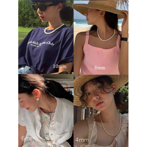 「lady」施家珍珠磁吸釦項鍊女款小衆頸鏈大氣鎖骨鍊春夏精緻百搭 「lady」施家珍珠磁吸釦項鍊女款小衆頸鏈大氣鎖骨鍊春夏精緻百搭