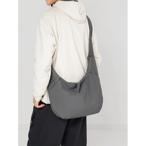 斜後後背包女大容量輕便布袋包休閒簡約旅行包百搭單肩收納運動後後背包男