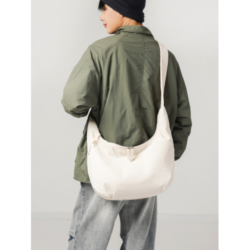 斜後後背包女大容量輕便布袋包休閒簡約旅行包百搭單肩收納運動後後背包男