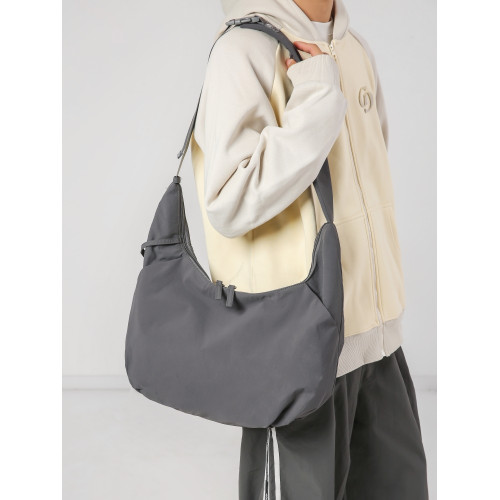 斜後後背包女大容量輕便布袋包休閒簡約旅行包百搭單肩收納運動後後背包男