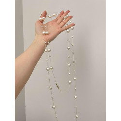 Vintage古著 Tassel pearl項鍊